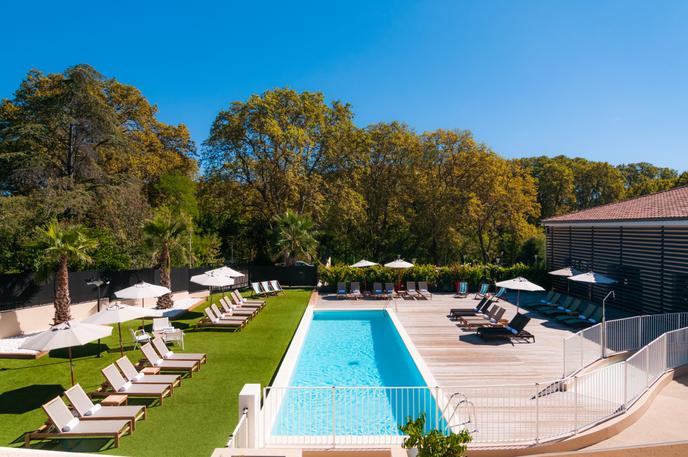 L’hôtel Spa de Fontcaude, à Juvignac, à côté de Montpellier.