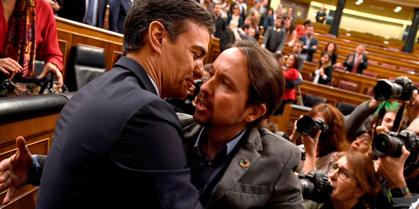 Au Parlement espagnol, les larmes de Pablo Iglesias