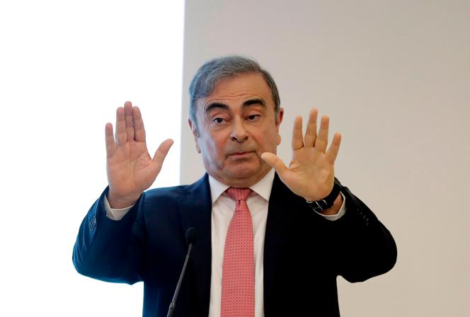 L'ex presidente e amministratore delegato di Renault-Nissan, Carlos Ghosn, l'8 gennaio 2020 a Beirut.