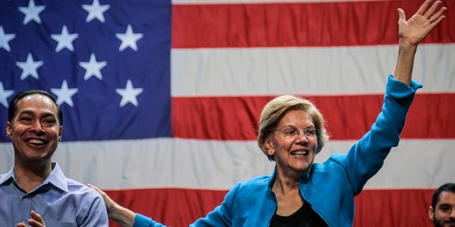 Aux Etats-Unis, Elizabeth Warren tempère ses propos pour éviter la glissade