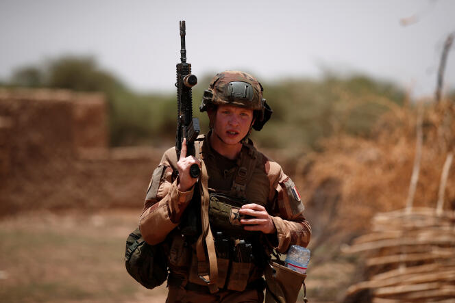 Militaire français à Ndaki, au Mali, le 27 juillet 2019.