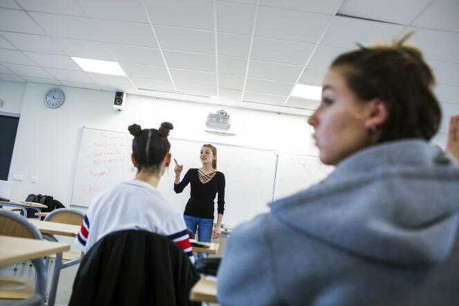 Ces élèves du lycée Galilée de Gennevilliers apprennent, lors d’un atelier de l’association Graine d'orateur 93 en janvier 2020, les techniques du discours à l’oral.