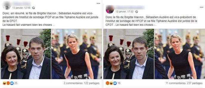 Tiphaine Auziere Et La Cfdt Sebastien Auziere Et L Ifop Les Intox Visent Aussi Les Enfants De Brigitte Macron