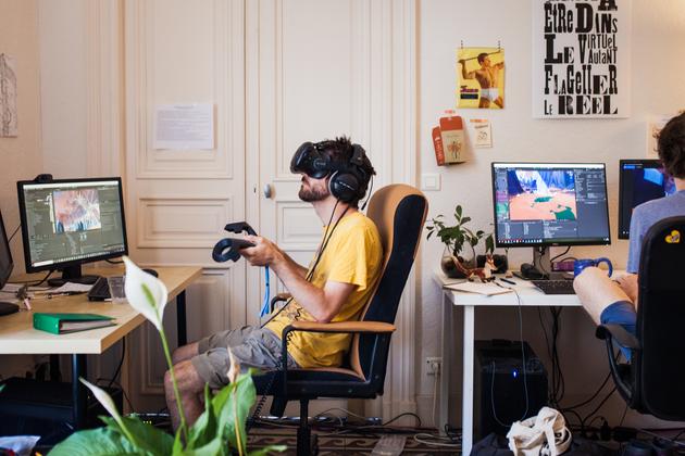 In the Pixel Reef video game creation studio, in Montpellier, in July 2019.