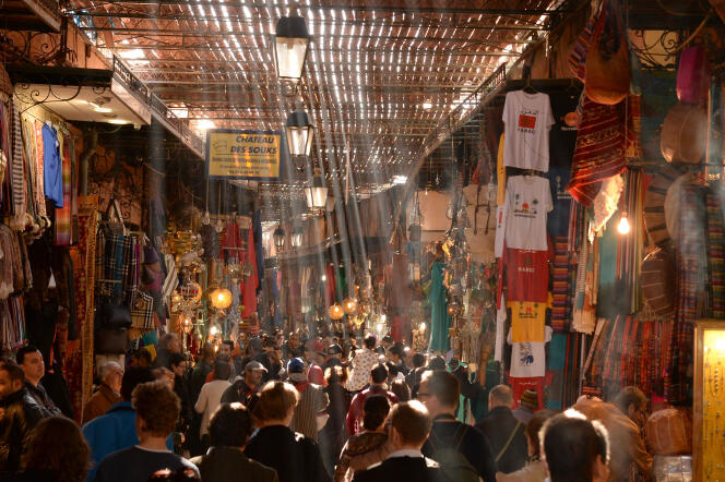 Le marché de Marrakech, en décembre 2014.