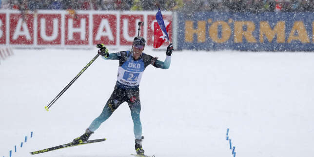 Biathlon : Martin Fourcade et les Français remportent le relais de Ruhpolding