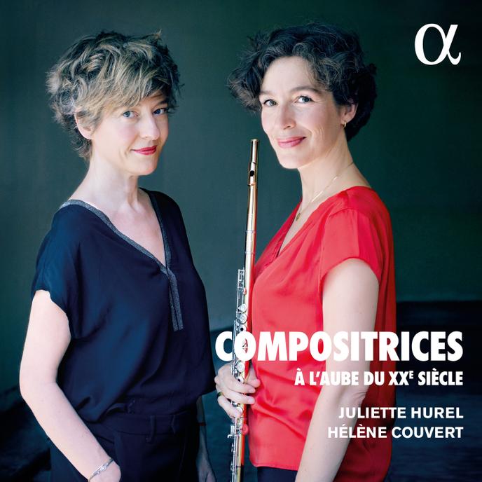 Pochette de l’album « Compositrices à l’aube du XXe siècle », de Juliette Hurel et Hélène Couvert.