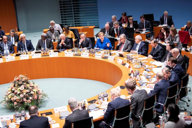 Sommet sur la Libye à Berlin, le 19 janvier.