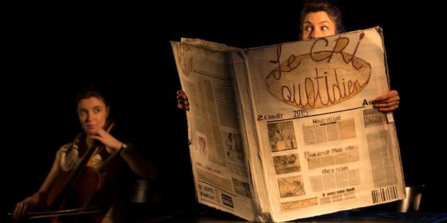 Avec « Le Cri quotidien », la marionnettiste Camille Trouvé manipule l'info sur papier journal