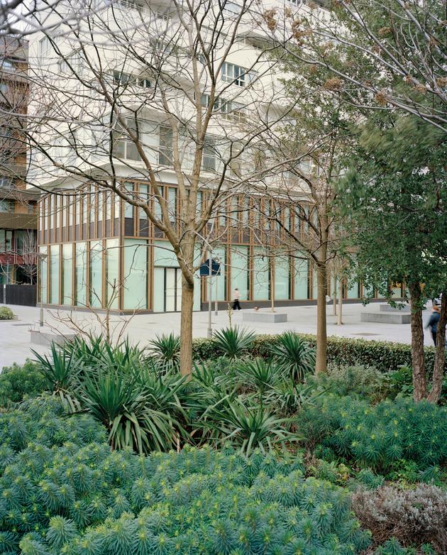 L’immeuble sur pilotis conçu par l’architecte Augustin Rosensthiel.