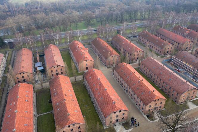 Le camp d’extermination nazi d’Auschwitz (Pologne), le 14 janvier.