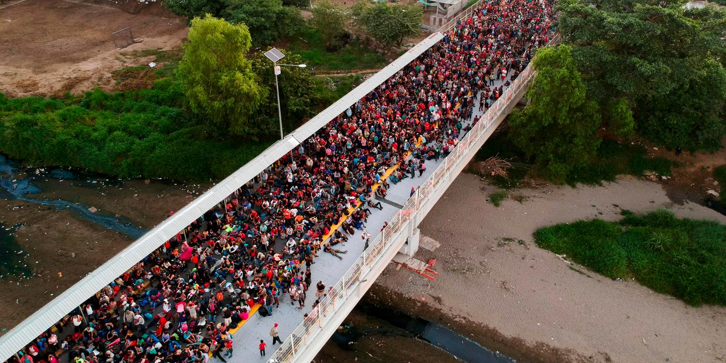 Au Sud Du Mexique Une Caravane De Migrants Defie La Politique Migratoire Du President