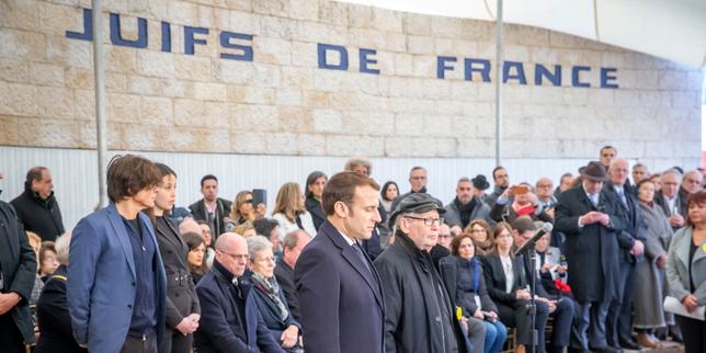 « L'antisémitisme revient », alerte Emmanuel Macron depuis Jérusalem