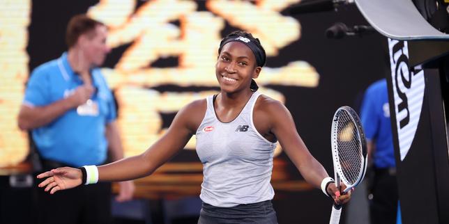 Tennis : à Melbourne, la jeune prodige Coco Gauff ne se pose pas de questions