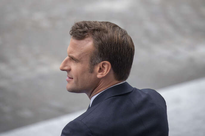 Emmanuel Macron, le 14 juillet 2019, à Paris.