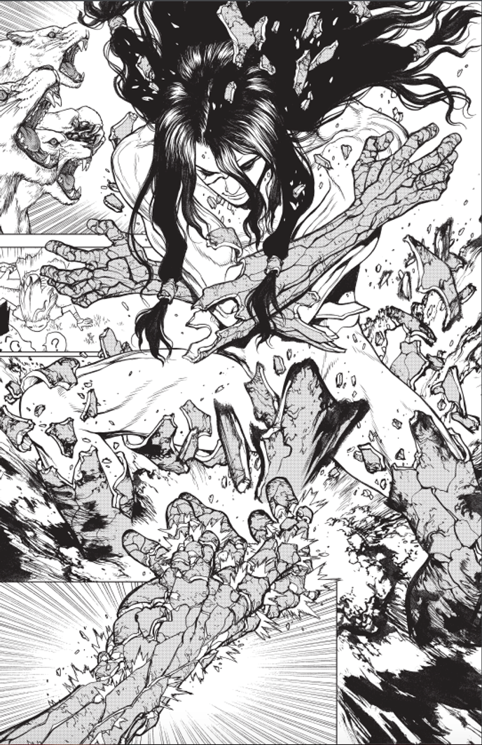 Extrait du tome 1 de « Dr. Stone ».
