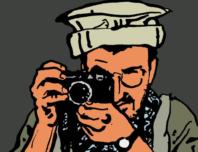 Couverture du tome 1 du « Photographe », 2003.