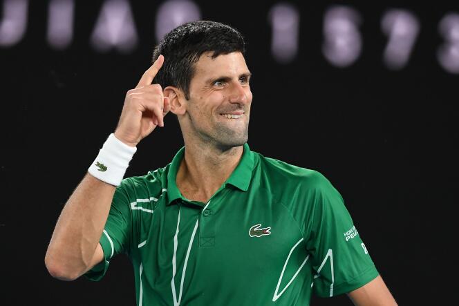 Après sa victoire face à Federer,  Novak Djokovic s’est qualifié pour sa huitième finale à Melbourne, jeudi 30 janvier 2020.