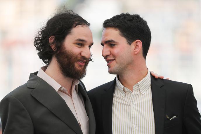 Les cinéastes Josh (à gauche) et Benny Safdie lors du 70e Festival de Cannes, le 25 mai 2017.