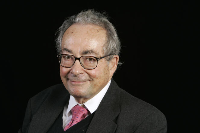 George Steiner, lors d’un événement organisé à la Sorbonne, à Paris, en 2006.