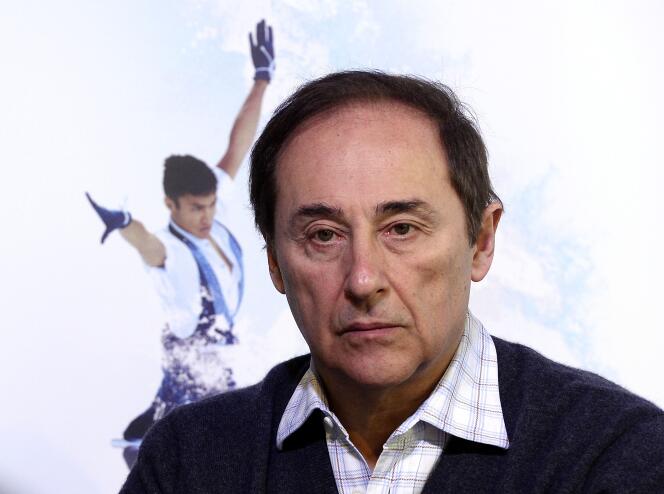 Le président de la Fédération française des sports de glace, Didier Gailhaguet, le 7 février 2014 lors des JO de Sotchi.