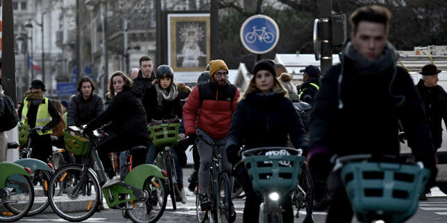 A Paris, les accidents de vélo ont augmenté de 150 % en janvier lors de la grève des transports
