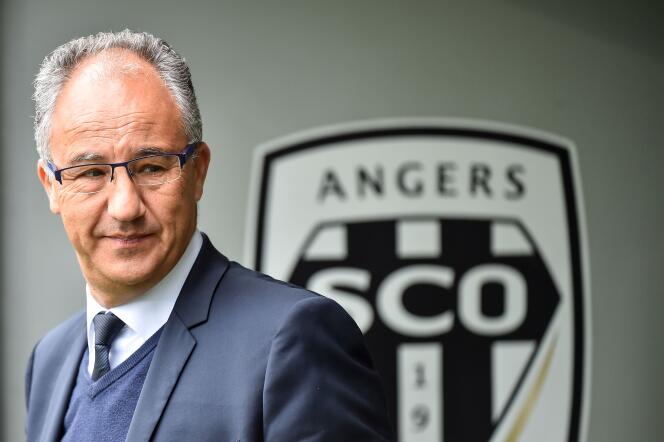 Saïd Chabane, le président de l’Angers Sporting club de l’Ouest (SCO), en avril 2019.