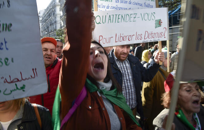 Manifestation antigouvernementale à Alger, le 31 janvier 2020.
