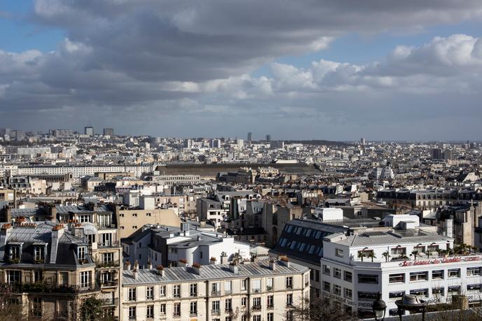 View of Paris, March 13, 2019.