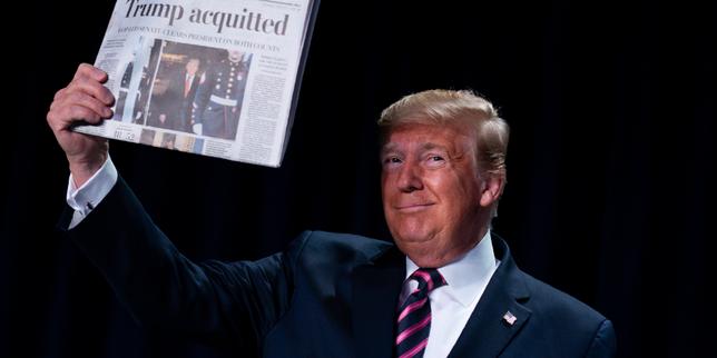 « Pas sûr que l'acquittement de Trump joue durablement dans les motivations de vote »