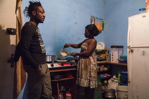 « Derwisha », en novembre 2016. Rodrigue prend soin de Michelle et de sa fille, Mira, qui sont d’origine ivoirienne.