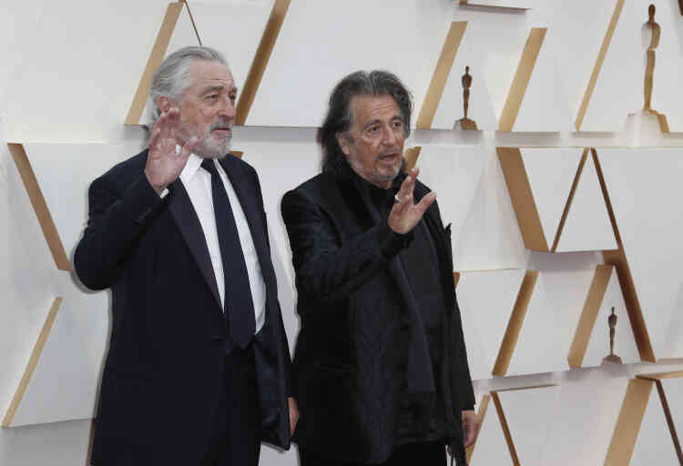 Robert de Niro et Al Pacino, stars du film « The Irishman », de Martin Scorcese, grand perdant de la soirée. L’équipe repart bredouille.