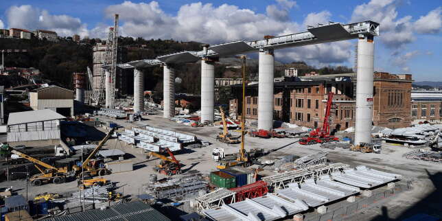 Le pont de Gênes, un chantier au pas de course