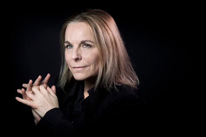 Camille Laurens, le 8 janvier 2016, à Paris