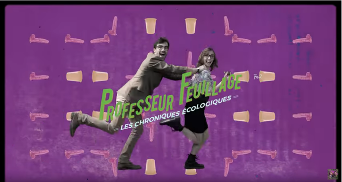 Sur Youtube, le Professeur Feuillage (Mathieu Duméry) diffuse des chroniques écologiques depuis 2014.
