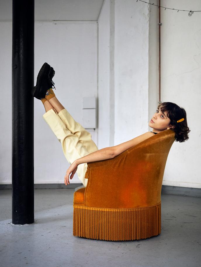 La chanteuse Pomme, le 3 février, à Paris.