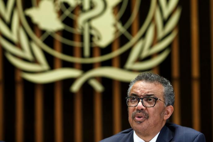 Le docteur Tedros Adhanom Ghebreyesus, directeur général de l’Organisation mondiale de la santé (OMS), au siège de l’Organisation mondiale de la santé (OMS) à Genève, en Suisse, le 12 février.