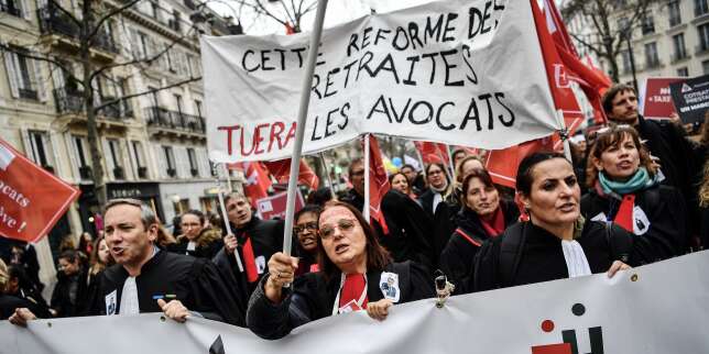 Les magistrats parisiens disent « ça suffit » aux avocats, mobilisés contre la réforme des retraites