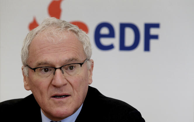 Le PDG d’EDF, Jean-Bernard Lévy, à Charleville-Mézières (Ardennes), le 1er mars 2019.