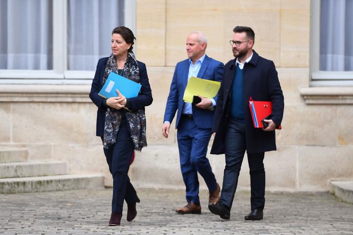 La ministre de la santé Agnès Buzyn, après une réunion sur la situation liée au coronavirus, le 8 février à Paris.