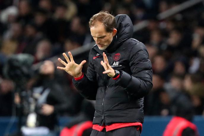 Thomas Tuchel, entraîneur du PSG, au Parc des Princes, à Paris, le 9 février.