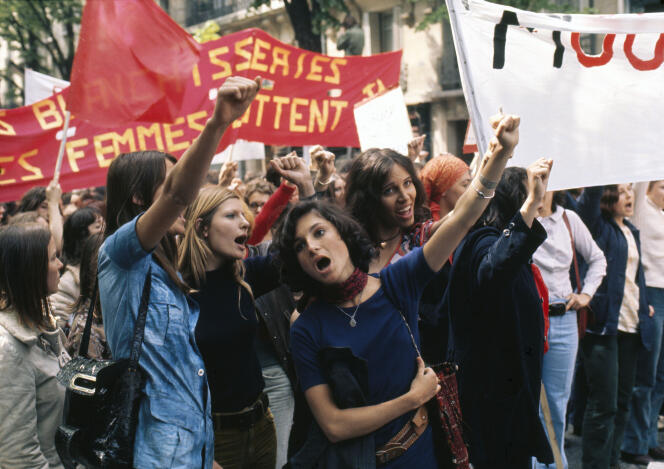 Manifestation du MLF, le 1er mai 1971.