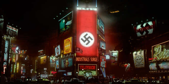 Image from “The Man in the High Castle,” produced by Amazon. In a book recounting the production of the series, the swastikas were erased ...