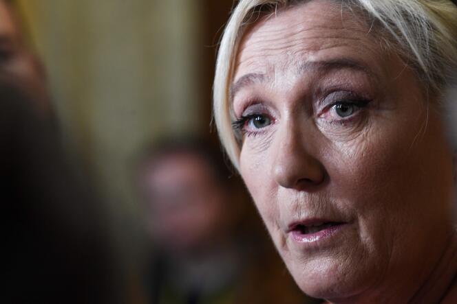 Marine Le Pen, le 19 février.