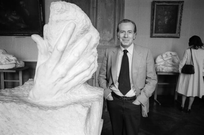 Jean Daniel, au musée Rodin à Paris, en mai 1979.