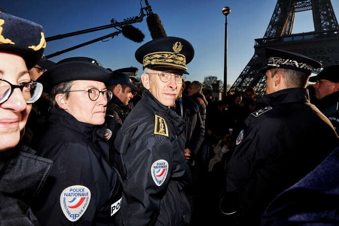 Le préfet de police, Didier Lallement, le 30 décembre 2019, à Paris.