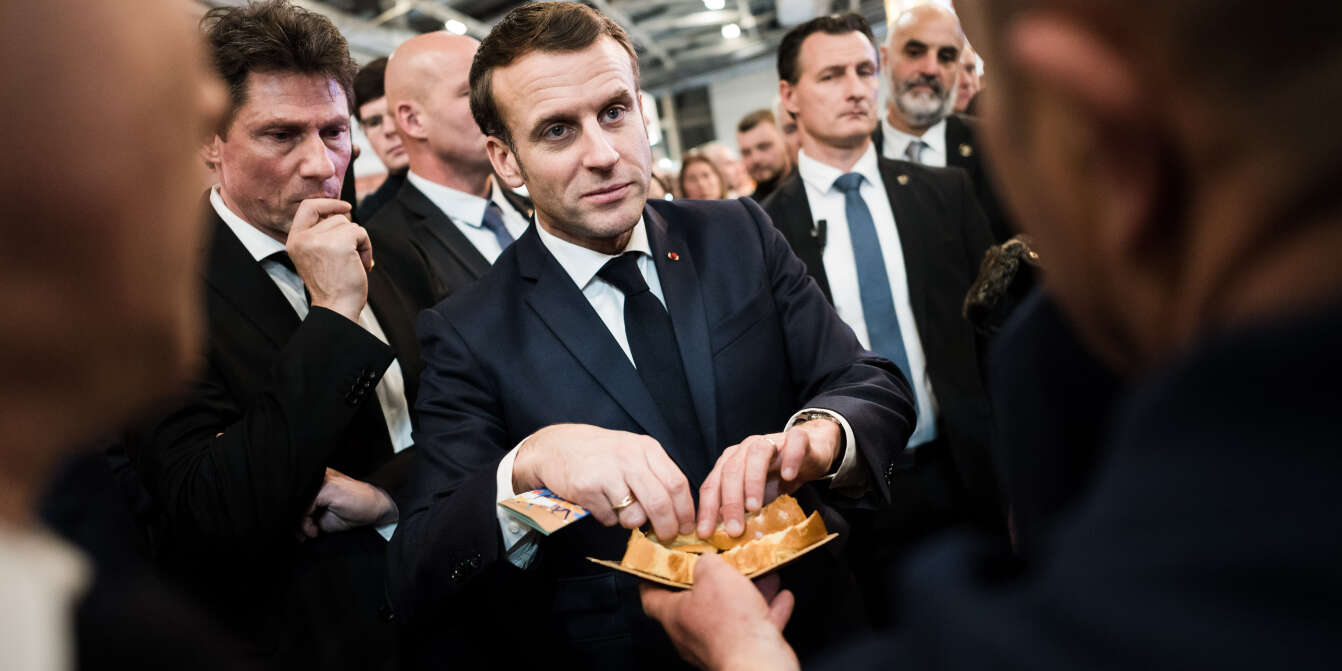 Cette vidéo ne prouve pas qu'Emmanuel Macron a employé des « figurants » au  Salon de l'agriculture