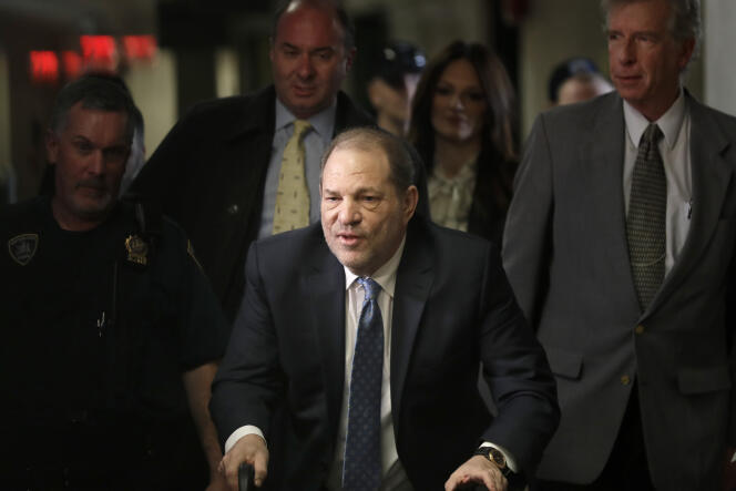 Harvey Weinstein, à son arrivée au tribunal de New York, le 24 février.