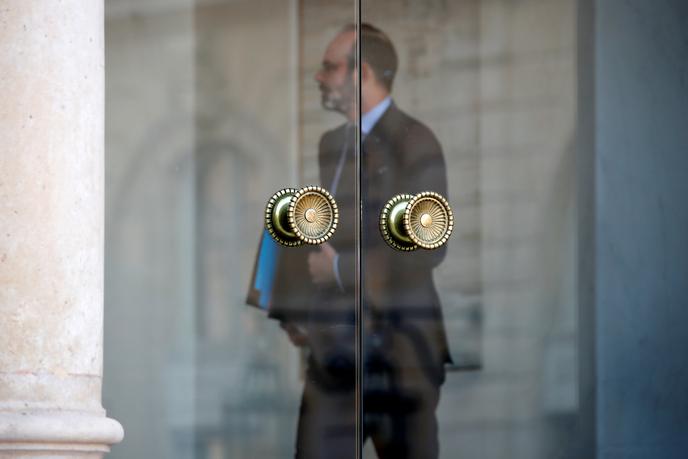 Edouard Philippe, au palais de l’Elysée, le 24 janvier.