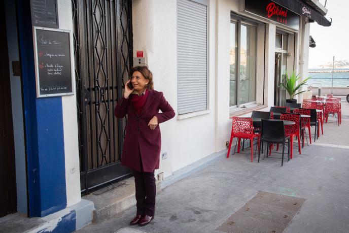 Marseille communities, Martine Vassal's electoral weapons 2 Martine Vassal, LR candidate for municipal elections, on January 29 in Marseille.